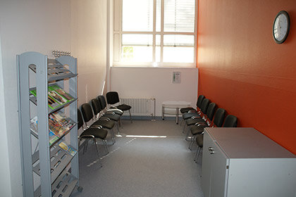 Wartezimmer im Brustzentrum Kaiserslautern