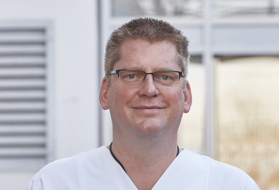 Dr. med. Jens Kling, Chefarzt der Klinik für Anästhesie, Intensiv- und Notfallmedizin in Kirchheimbolanden