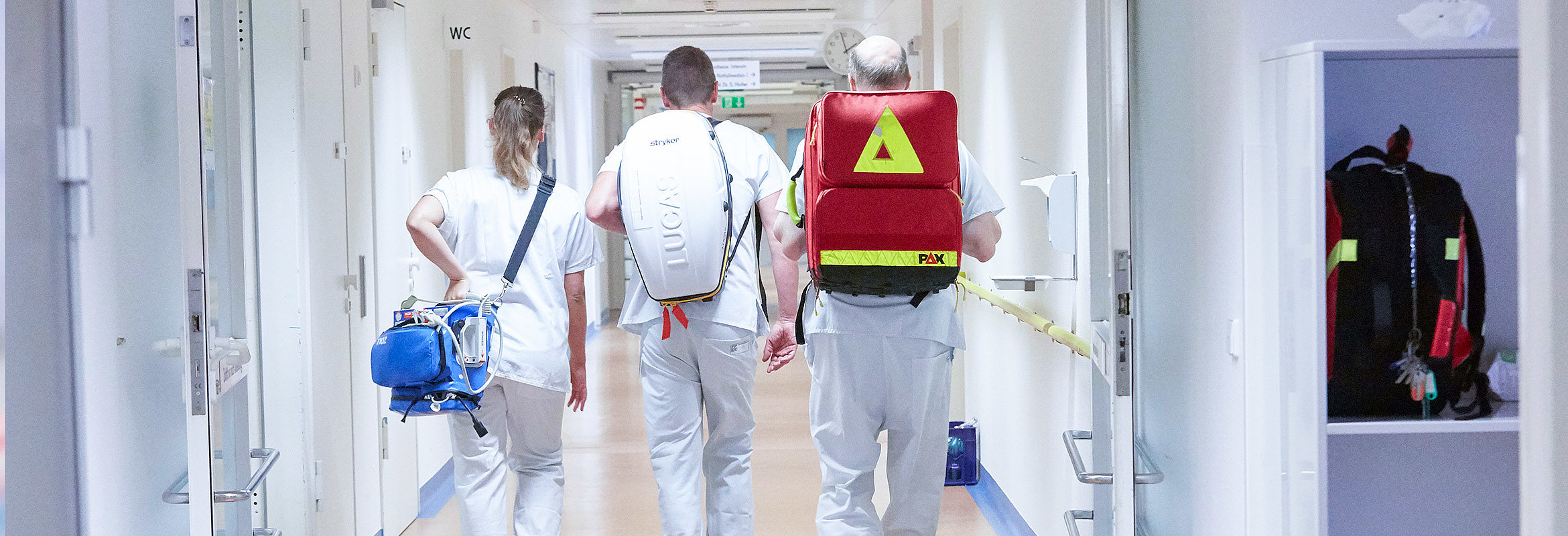Ein innerklinisches Notfallteam stellt im Westpfalz-Klinikum die Notfallversorgung aller Patienten, Besucher und Mitarbeiter sicher
