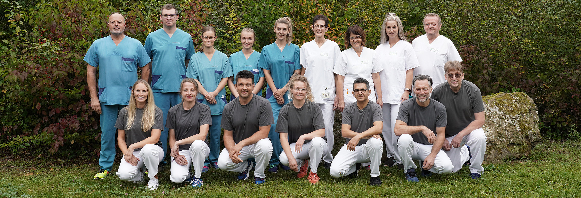 Das Team aus Physiotherapeuten und Orthopäden in Kusel