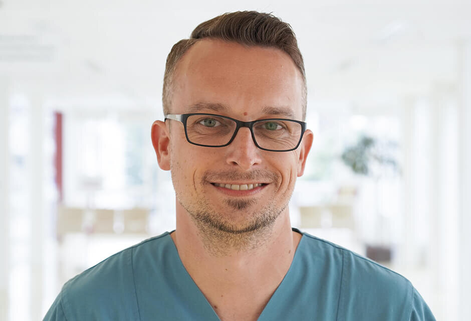 Dr. med. Michael Zimmer, Oberarzt der Klinik für Kinder- und Jugendmedizin in Kaiserslautern