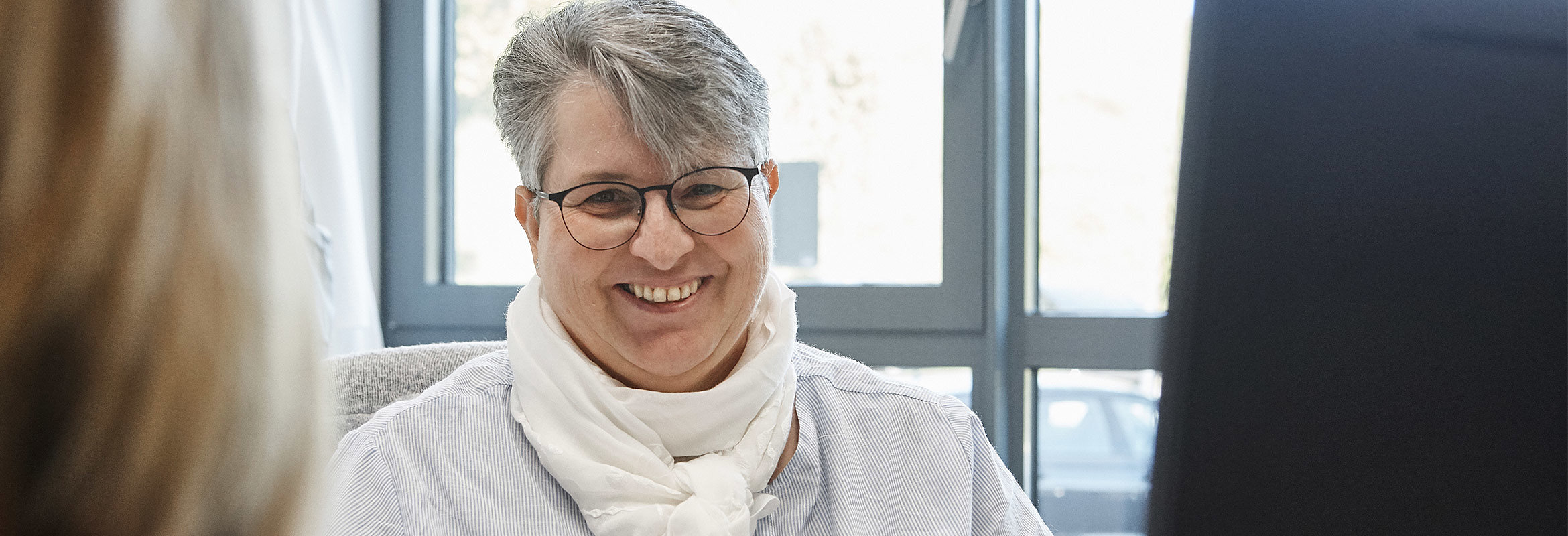 Irene Frey, Chefarztsekretärin der Klinik für Orthopädie in Kusel