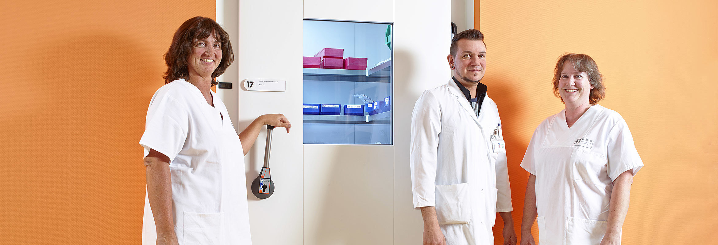 Team-Mitglieder der Labormedizin in Kaiserslautern