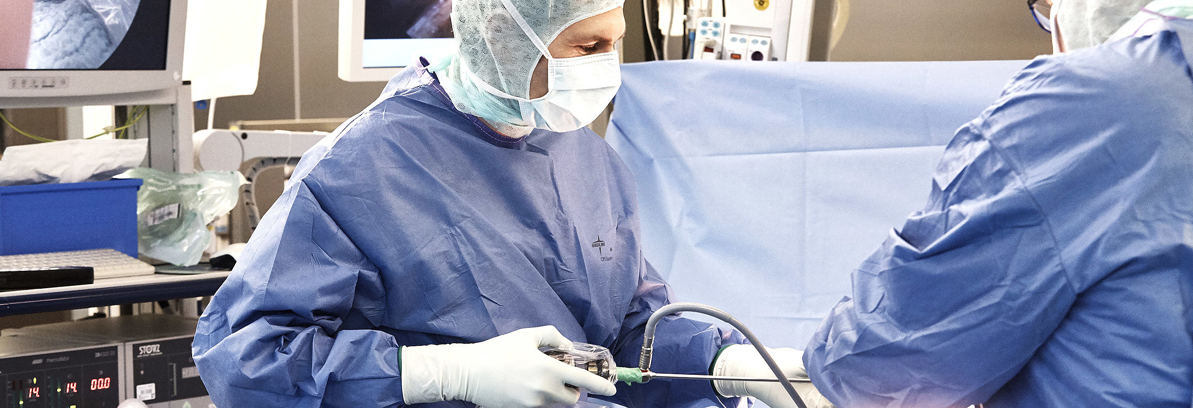 Hernienoperation im OP des Westpfalz-Klinikums Kusel