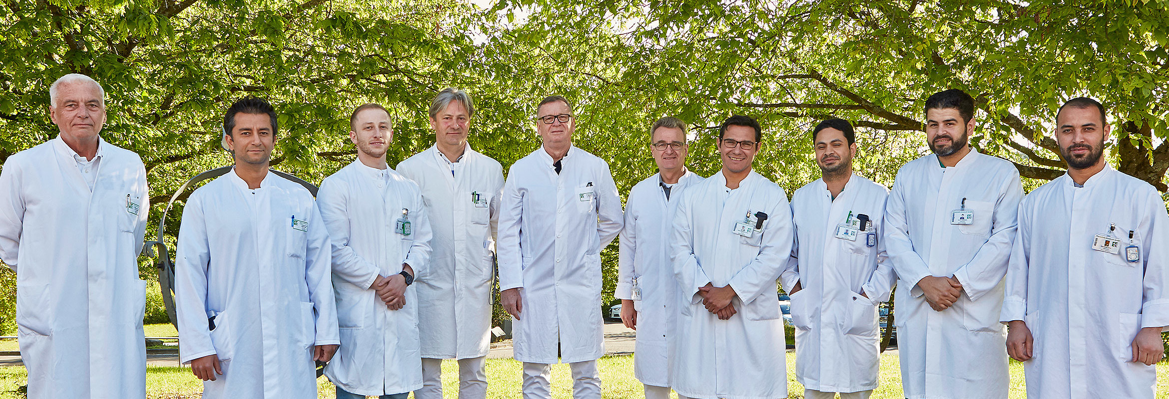 Das Ärzte-Team der Klinik für Orthopädie und Wirbelsäulenchirurgie in Kusel