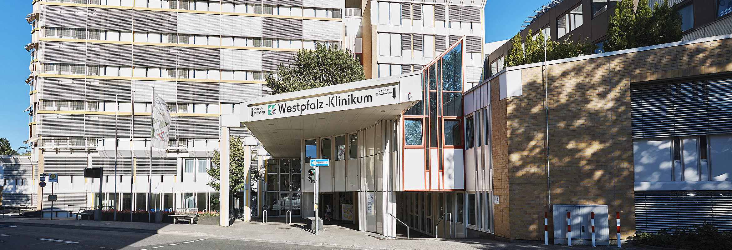 Haupteingang Westpfalz-Klinikum Kaiserslautern