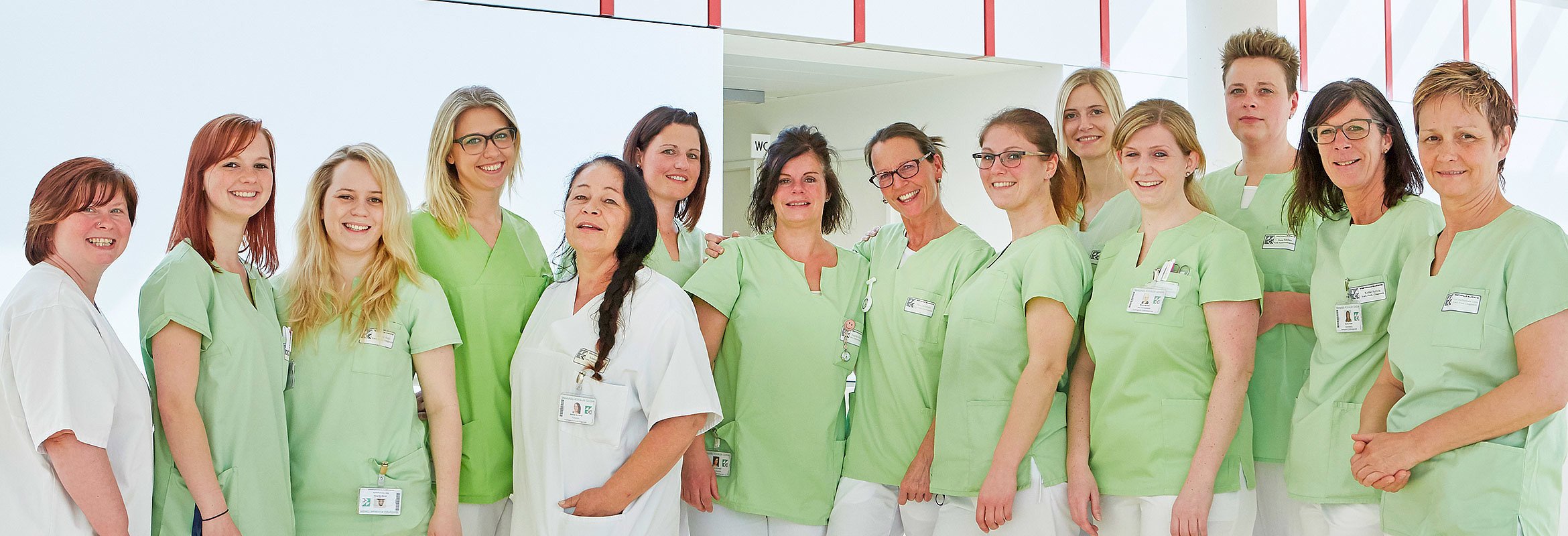 Mitarbeitende der Klinik für Innere Medizin 2 in Kaiserslautern