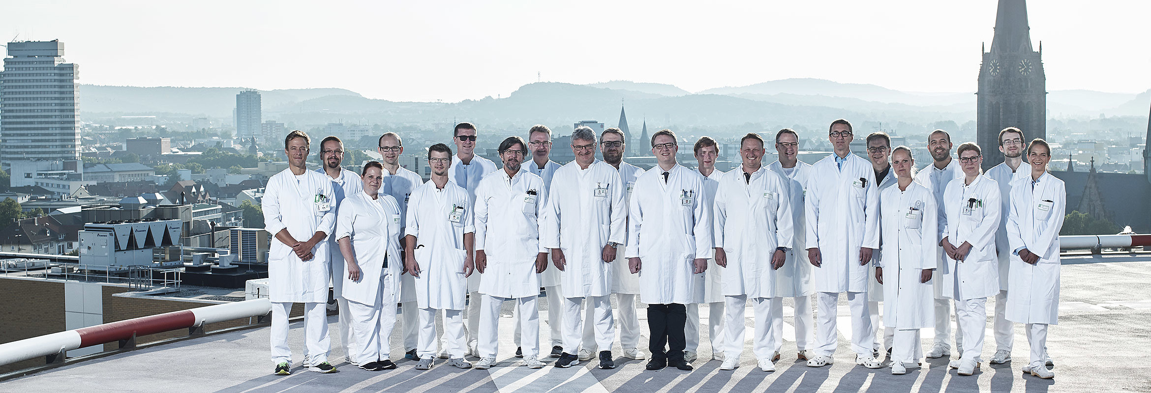 Das Team der Klinik für Unfallchirurgie, Orthopädie und Handchirurgie in Kaiserslautern