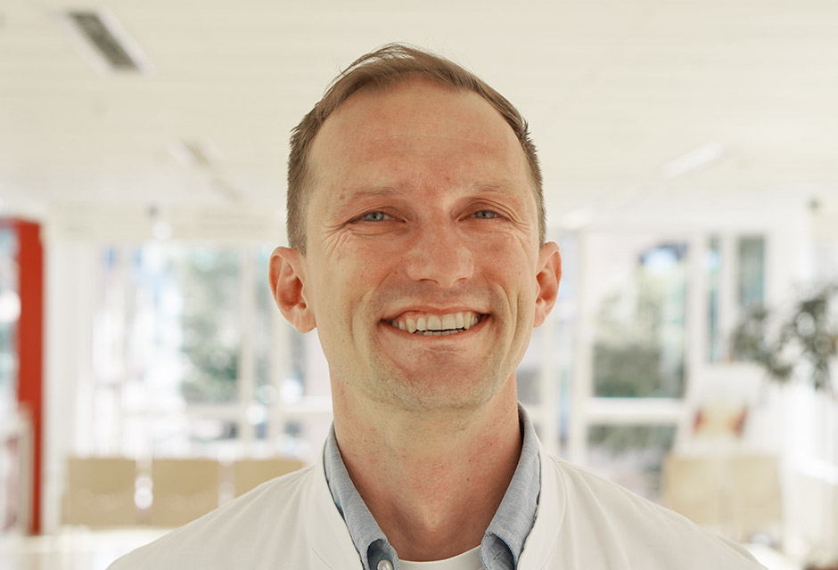 Dr. med. Axel Poesch, Oberarzt der Klinik für Innere Medizin 2 in Kaiserslautern